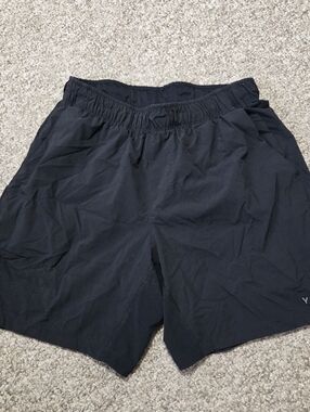 Abercrombie & Fitch YPB 7” Athletic Running Shorts Black Unlined Mens Sz Small